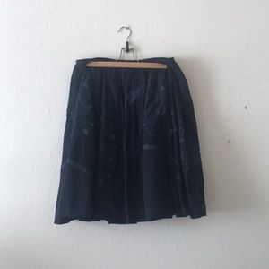Dries van Noten lace patchwork circle skirt